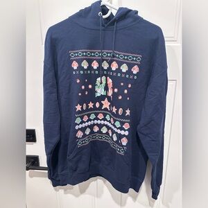 Nintendo Mario Brothers Ugly Christmas Hooded Sweatshirt